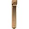 Ekena Millwork Thorton Arts and Crafts Smooth Bracket w/ Offset Brace, Western Red Cedar, 7 1/2"W x 38"D x 44"H BKT0806X38X44THR03SWR - alternate 3
